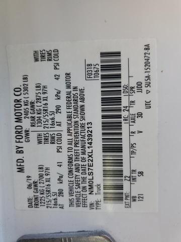 2020 FORD 110S - NM0LS7E2XL1439213