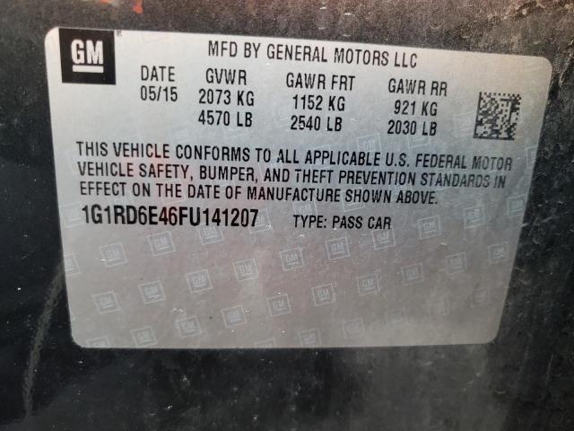 VIN 1G1RD6E46FU141207 2015 Chevrolet Volt no.13