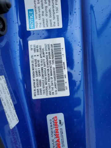 2016 HONDA CR-Z JHMZF1D48GS000107