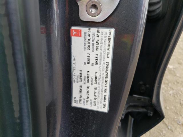 5YJ3E1EA4JF009552 Tesla MODEL 3