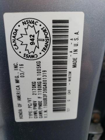 2016 ACURA TLX - 19UUB3F39GA801319