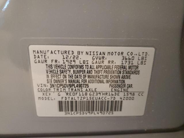 3N1CP5DV9PL490725 | 2023 NISSAN KICKS SR