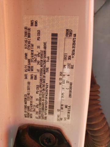 1FTEW1EF1FKD57921 Ford F150 Supercrew