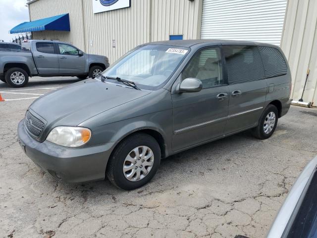 KIA Sedona salvage cars for sale: 2004 KIA Sedona EX