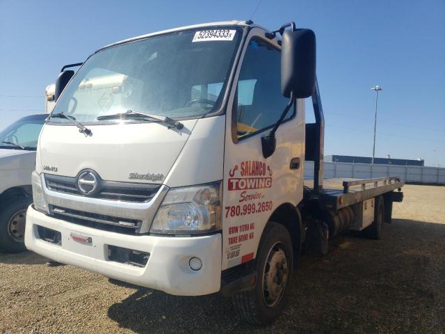 Salvage cars for sale from Copart Nisku, AB: 2013 Hino 195