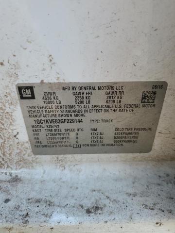 2016 CHEVROLET 2500 1GC1KVE83GF229144