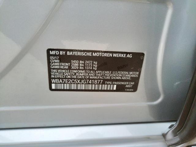 2018 BMW 740 I - WBA7E2C5XJG741877