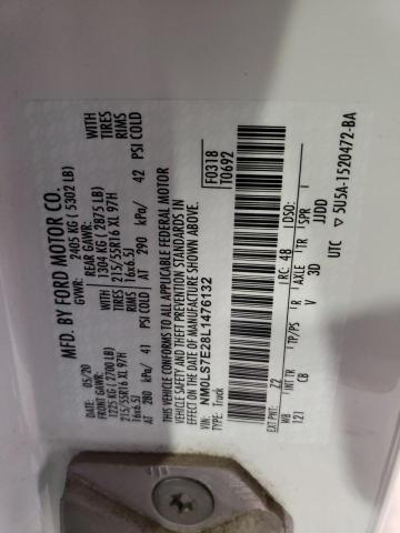 2020 FORD TRANSIT CO - NM0LS7E28L1476132
