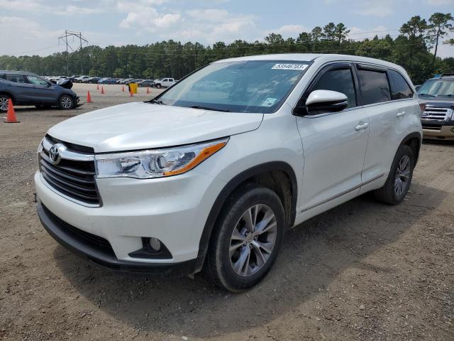 VIN 5TDZKRFH8ES006572 2014 Toyota Highlander, LE no.1