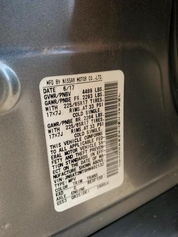 2017 NISSAN ROGUE S - JN8AT2MT8HW402132