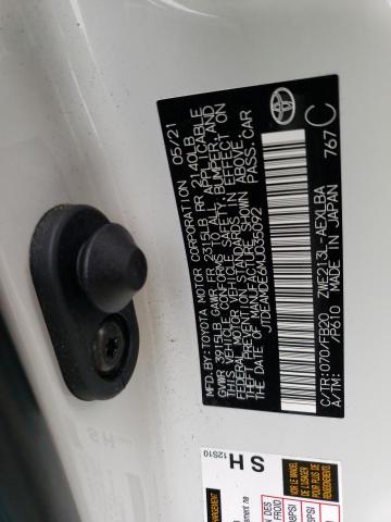 JTDEAMDE6MJ035092 Toyota COROLLA LE