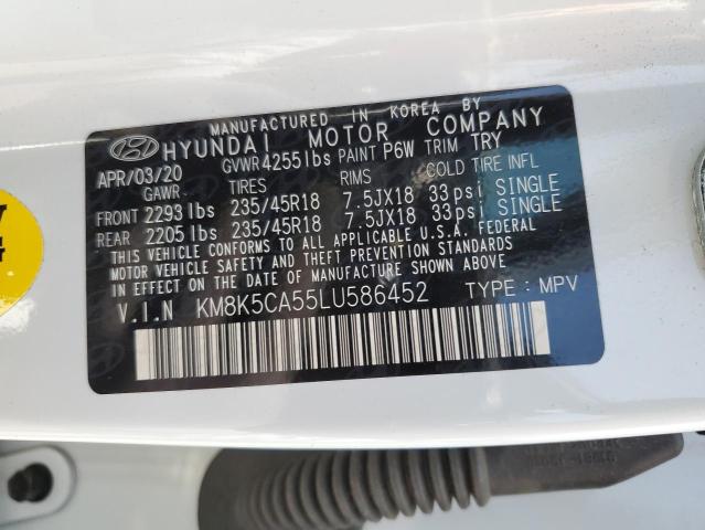 2020 HYUNDAI KONA ULTIM - KM8K5CA55LU586452