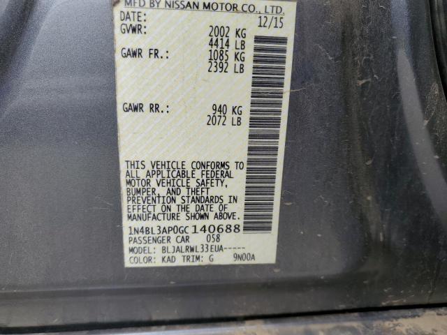 1N4BL3AP0GC140688 Nissan Altima 3.5sl
