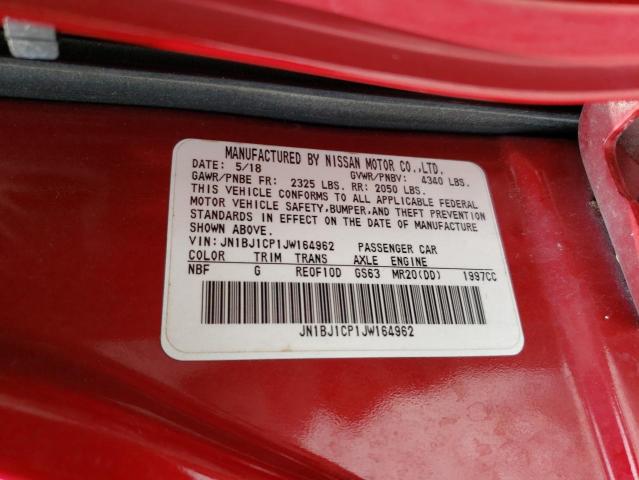 JN1BJ1CP1JW164962 Nissan Rogue Sport S
