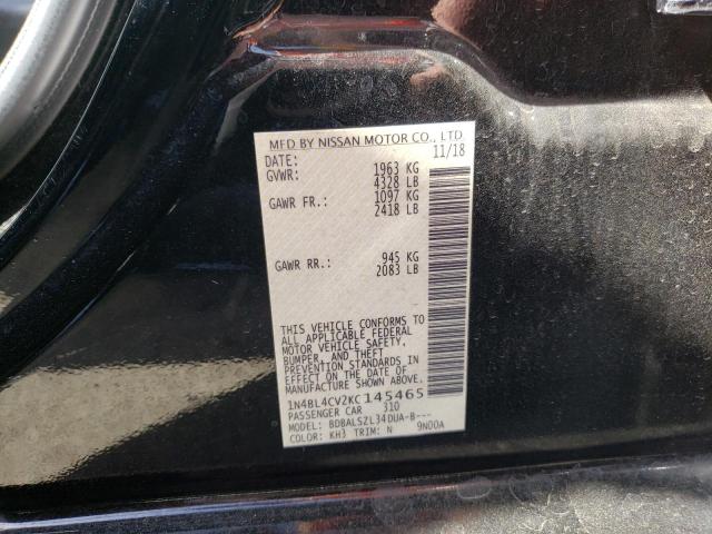 1N4BL4CV2KC145465 Nissan ALTIMA SR