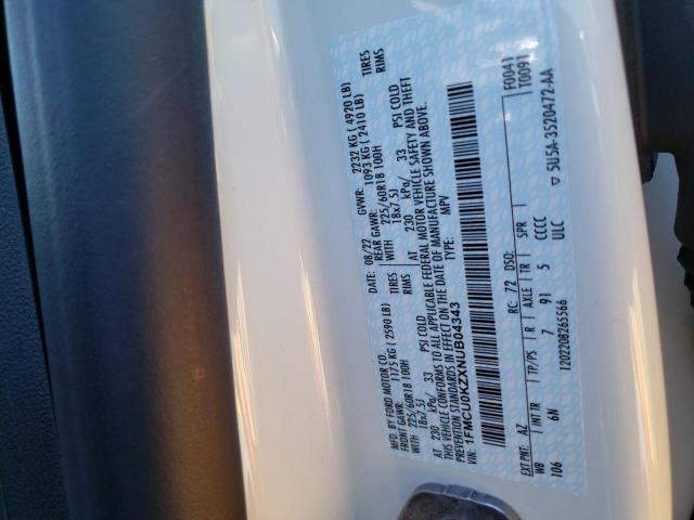 1FMCU0KZXNUB04343 Ford ESCAPE SEL
