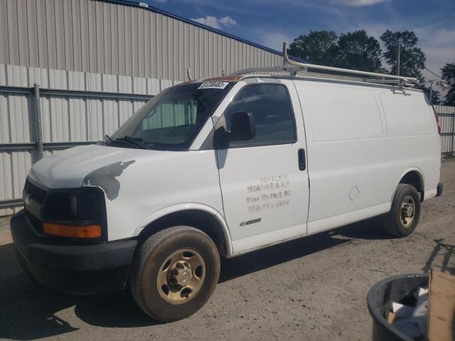 Salvage cars for sale from Copart Gastonia, NC: 2005 Chevrolet Express G2500