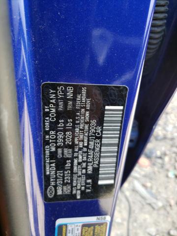 2021 HYUNDAI ELANTRA N - KMHLR4AF4MU179036