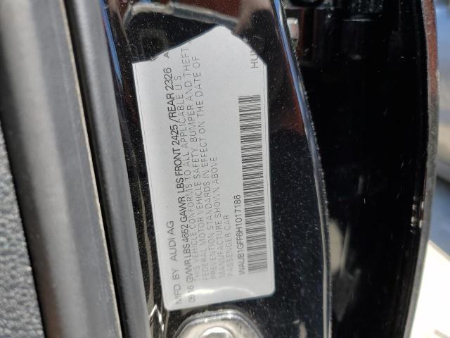 2017 AUDI S3 PREMIUM - WAUB1GFF6H1017186