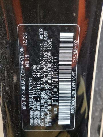 JF1ZCAC15L8703677 Subaru Brz Limited