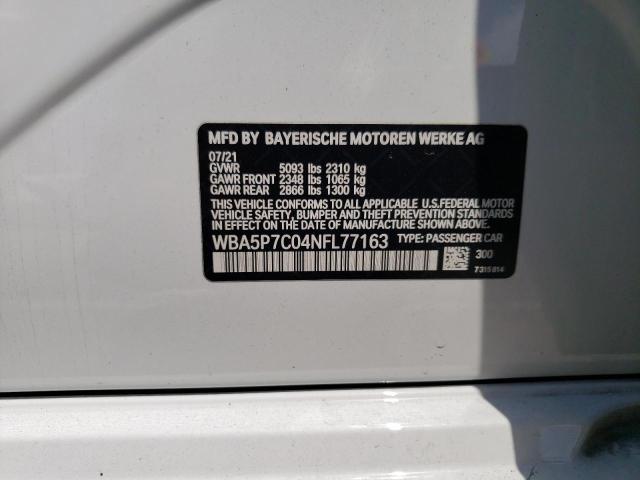WBA5P7C04NFL77163 BMW 330e
