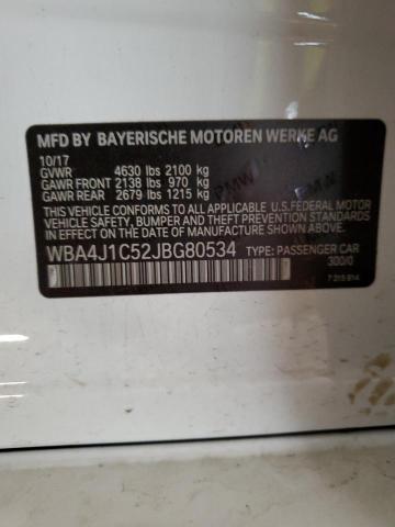 WBA4J1C52JBG80534 BMW 430i Gran Coupe