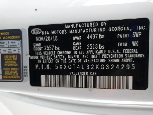 5XXGT4L32KG324295 KIA Optima Lx