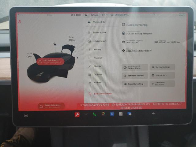 5YJ3E1EA3PF397348 Tesla MODEL 3