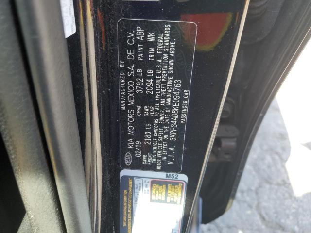 3KPF34AD8KE094763 KIA Forte Gt Line