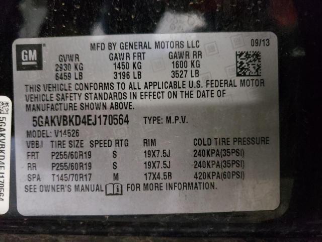 5GAKVBKD4EJ170564 Buick Enclave