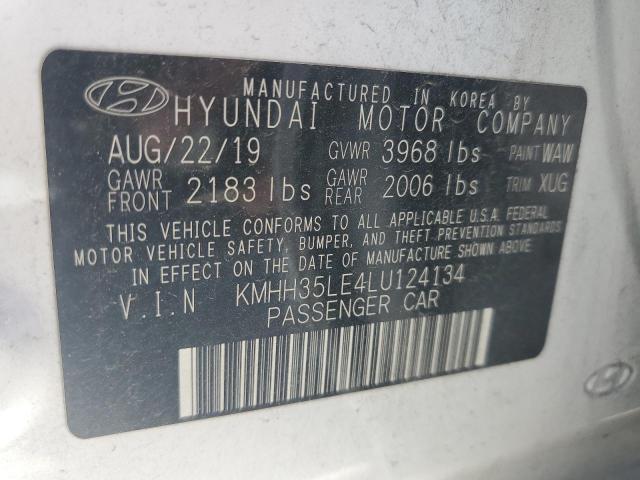 KMHH35LE4LU124134 Hyundai ELANTRA GT