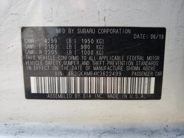 4S3GKAM64K3622499 Subaru Impreza Sport