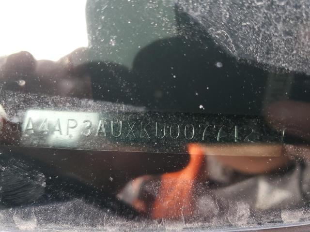 JA4AP3AUXKU007742 Mitsubishi Outlander Sport Es