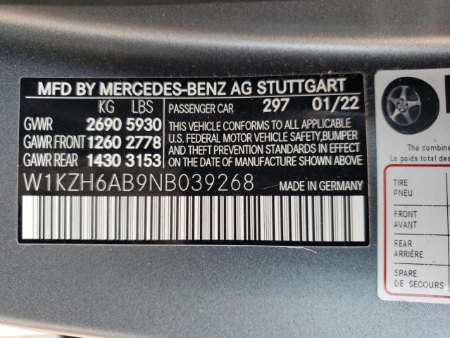 2022 MERCEDES-BENZ E 450 4M A - W1KZH6AB9NB039268