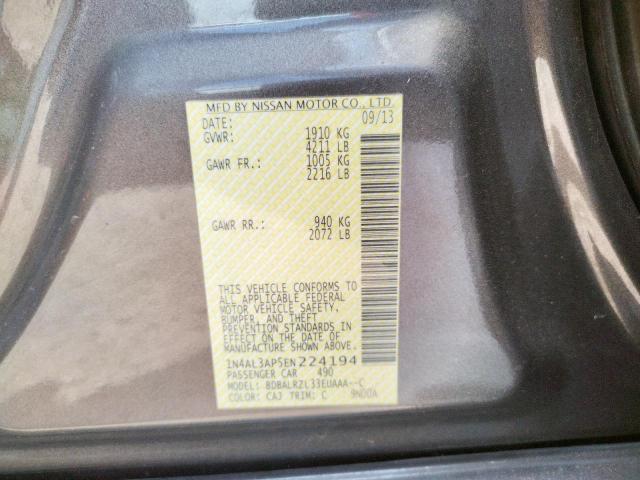 1N4AL3AP5EN224194 Nissan ALTIMA 2.5