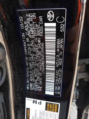 JTND4MBEXN3169546 Toyota COROLLA SE