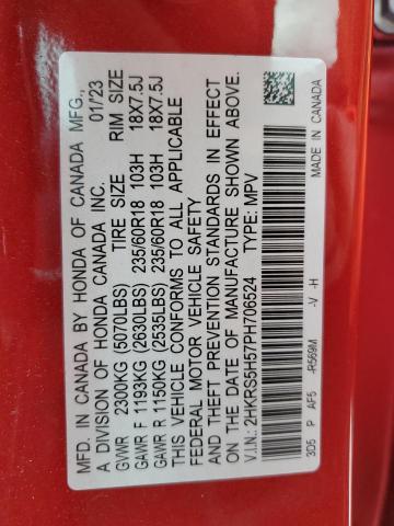 2023 HONDA CR-V SPORT - 2HKRS5H57PH706524
