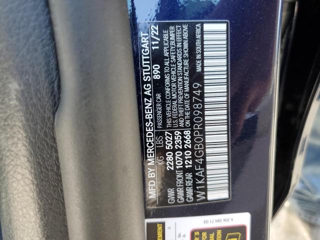 W1KAF4GB0PR098749 Mercedes-Benz C 300