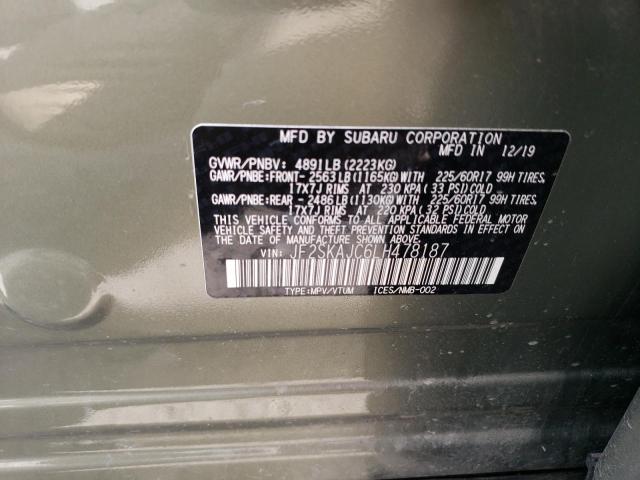 JF2SKAJC6LH478187 Subaru Forester Premium