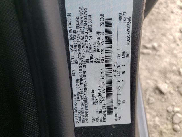 2015 FORD FIESTA 3FADP4BJ5FM104795