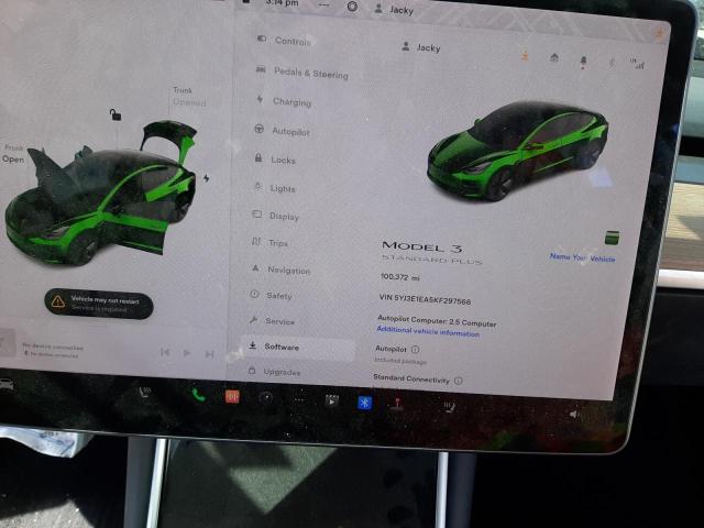 5YJ3E1EA5KF297566 Tesla MODEL 3