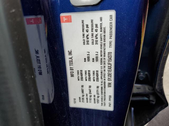 5YJ3E1EAXJF154370 Tesla MODEL 3