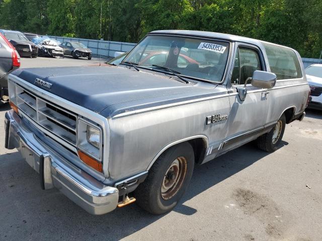 Dodge Ramcharger salvage cars for sale: 1989 Dodge Ramcharger AD-100