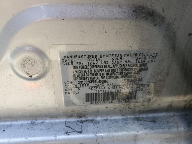 3N1CE2CP6EL406963 Nissan Versa Note S