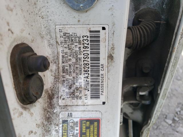 Image 12 of 2007 Honda Civic salvage vehicle - Lot #52169383 at Copart