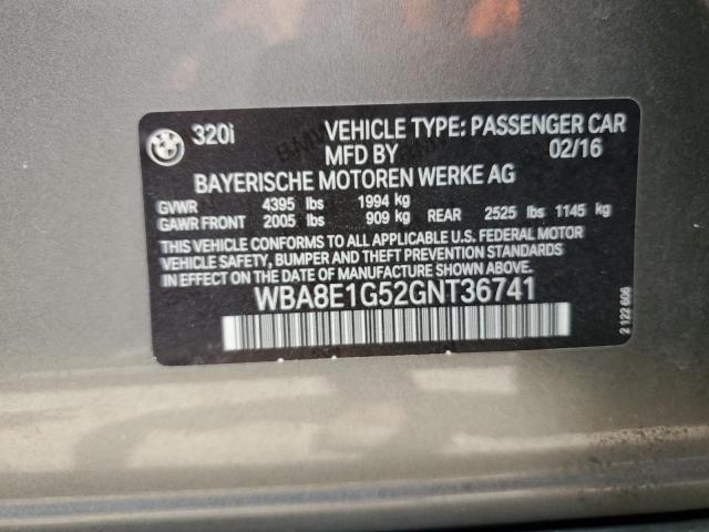 WBA8E1G52GNT36741 BMW 320 I