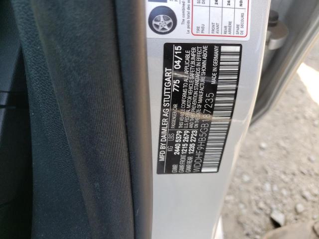 2016 MERCEDES-BENZ E 250 BLUE - WDDHF9HB5GB187235