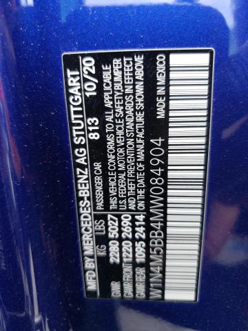 W1N4M5BB4MW084904 Mercedes-Benz Glb Amg 35 4matic