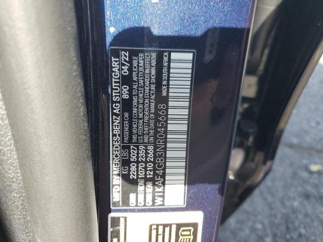 W1KAF4GB3NR045668 Mercedes-Benz C 300