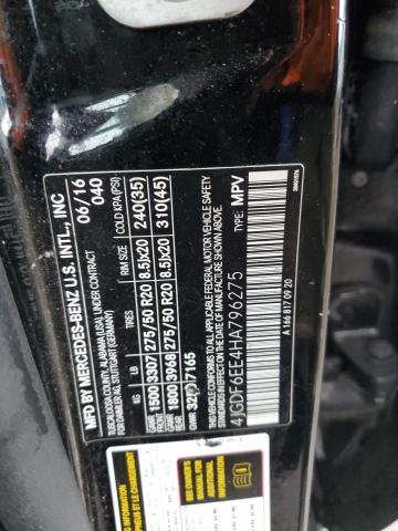4JGDF6EE4HA796275 Mercedes-Benz Gls 450 4matic